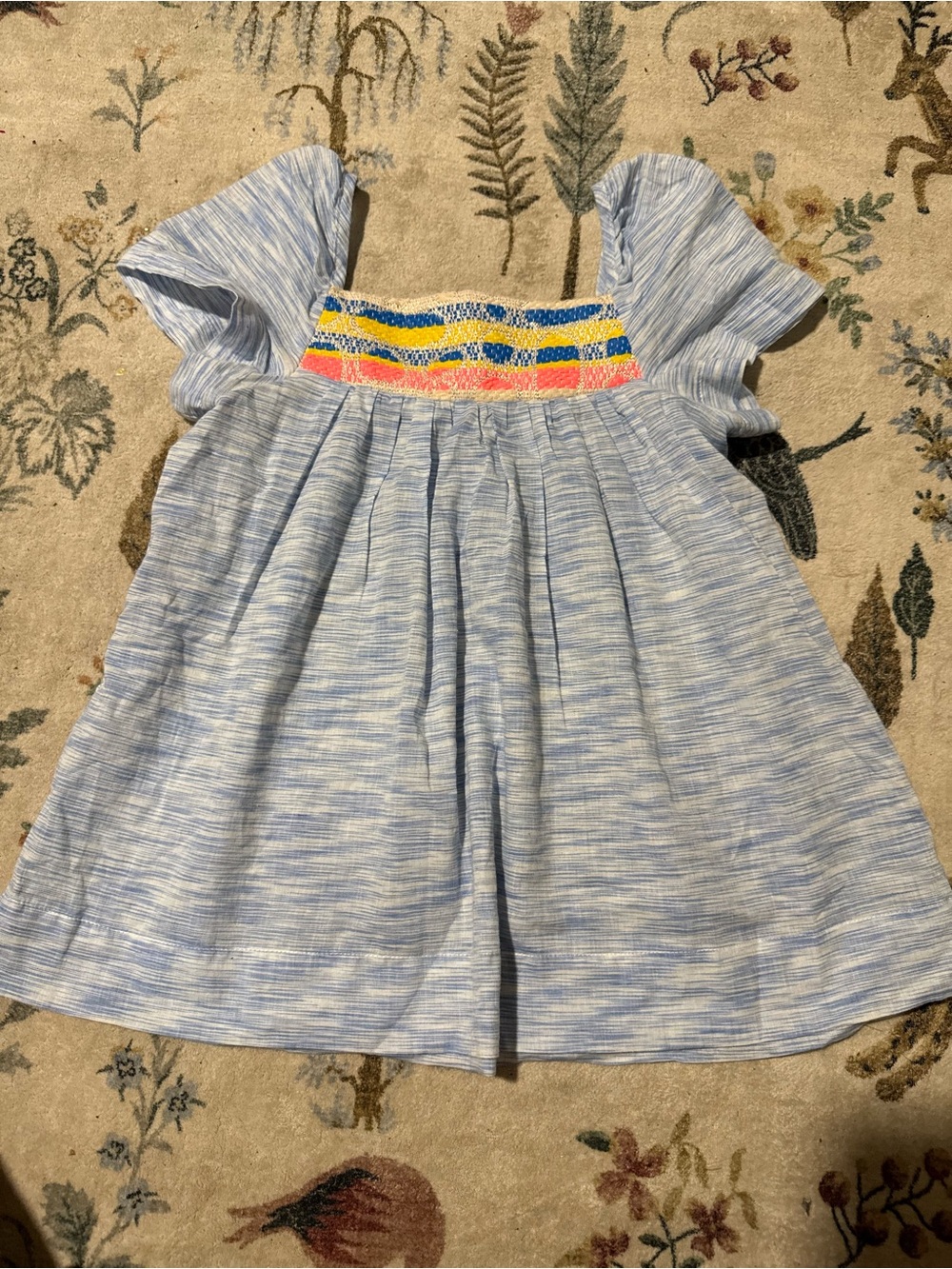 Anthem of the ants girls' chambray flutter sleeve top 10